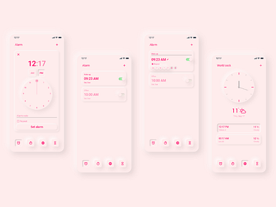 Alarm Clock - UI Design