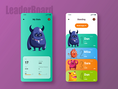 Leaderboard - UI Design