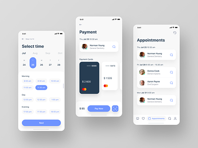 Find dentist app concept. Easy find. Easy book. Easy pay. app concept book appointment clinic dental clinic dentistry doctor figma find dentist healthcare hospital ios medical mobile payment stomatology ui ux