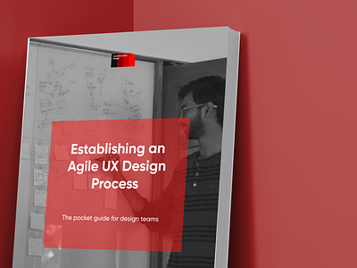 Ebook - Establishing an Agile UX design process agile ux design book branding ebook ebook design illustration ux design ux design process