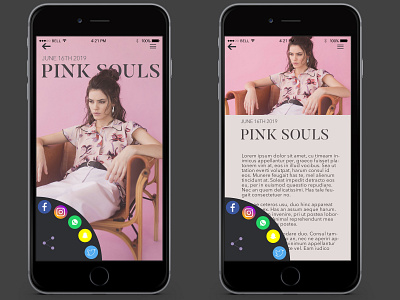 Daily UI 10 app branding daily 100 challenge dailychallenge dailyui day10 design fashion fashion app fashionmagazine ui uid uidesign ux