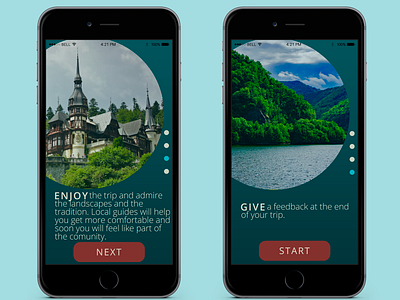 Daily UI 23 - Onboarding - PART2 app branding daily 100 challenge dailychallenge dailyui day23 design romania tourism travel app ui uid uidesign ux