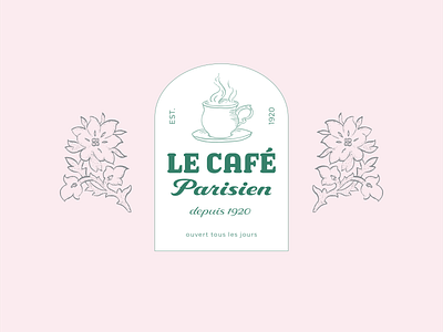 Logo Design - French Café branding illustration logo logo design