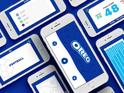 Oreo Mobile Game design game design game ui icon ui