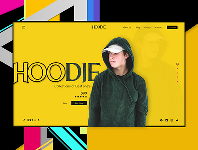 Hoodie- Header for hoodie design header header design ui web deisgn webdesign