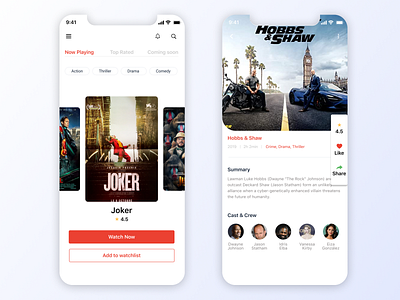 Movie app interface app design application design design mobile app mobile app design modern design movie app ui ui design