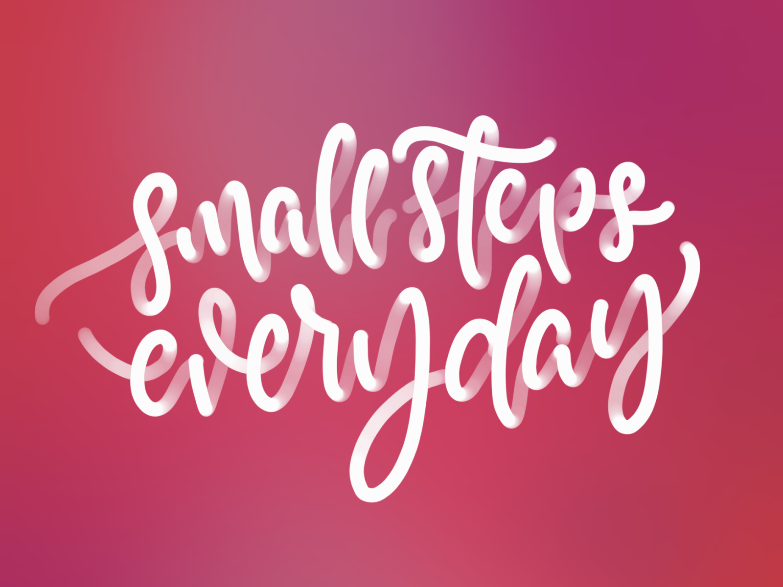 Small steps everyday by Hector Ooi on Dribbble