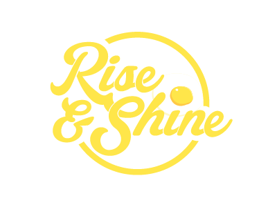 Rise & Shine breakfast cafe fb food logo