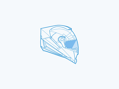Moto Illustration blue blueprint bold icon illustration minimal moto