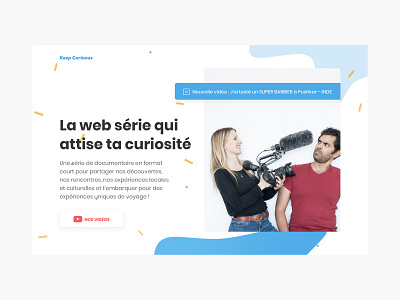 Keep Curioous — Homepage