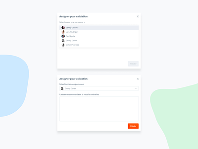 Agorapulse — Assign agorapulse assign assign tasks assigned collaboration crm message modal team user
