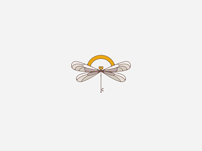 Jewelry logo brand identity branding branding design dragonfly jewelry key logo