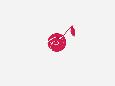 Cake logo brand identity branding cake cake logo cherry decor logo spoon