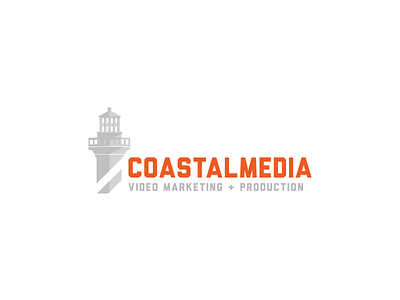 Approved CoastalMedia Logo coastalmedia grey liberator lighthouse marketing orange type video