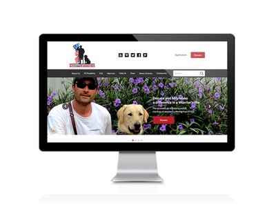 K9 For Warriors Web Design