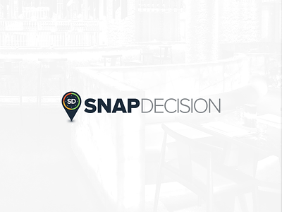 Snap Decision Logo application brand consulting design feature23 interface logo ui design ux design