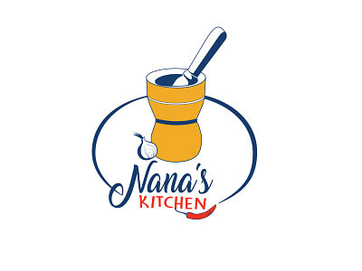 Logo- Nana's Kitchen branding cook georgia georgianfood graphic design kitchen learncook logo logodesign