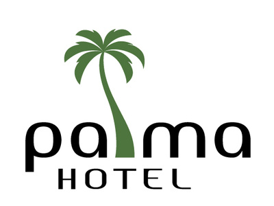 Hotel Palma Logo branding hotel logo palm