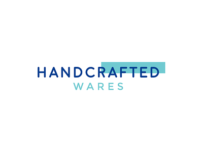 Handcrafted Wares creative design logo typography veaceslav burian