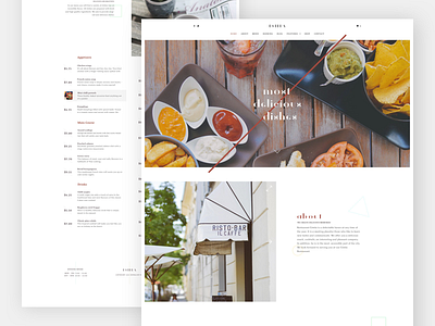 Estela - Elegant Restaurant Website