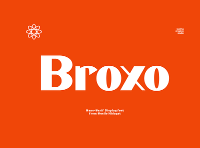 Broxo Sans-Serif advertisement bold creative creative market dafont design font free graphic identity illustration logo retro typeface vintage