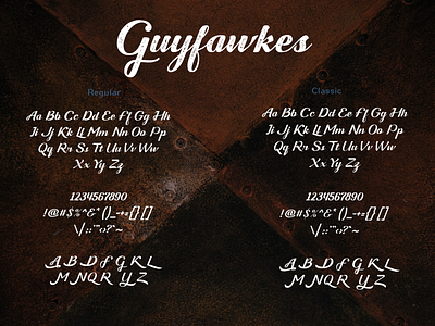 Guyfawkes Script Typeface