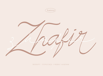 Zhafir Script Font branding creative creative market dafont design font free identity logo script typeface