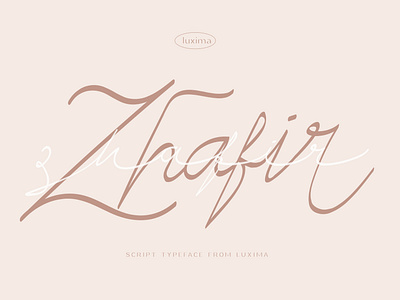 Zhafir Script Font