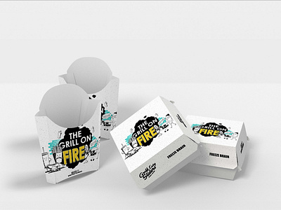 Graff Eaty Sliders Package design food hotdogs illustrator package photoshop sliders