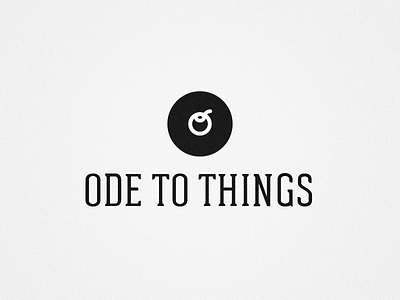 Ode 1 logo mark monogram ode things