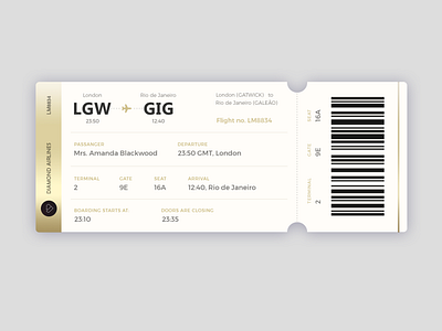 Boarding Pass. Daily UI 024 boarding pass boardingpass daily 100 challenge daily ui dailyui dailyui024 design ui