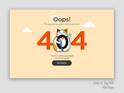 404 Page Daily UI (Day 008)