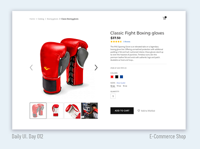 E commerce shop. Daily UI challenge (Day 012) daily 100 challenge daily ui daily ui 012 design ecommerce ui webdesign