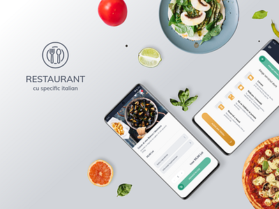 Restaurant APP Design app app design application design graphic design illustration ui ux
