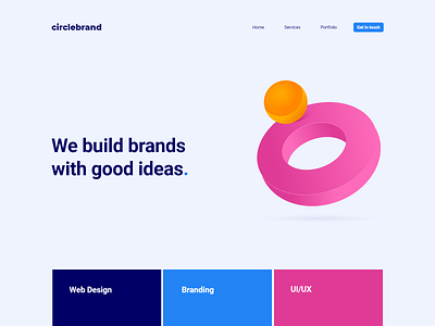 Circlebrand Web design 3d brand graphic graphic design illustration web web design webdesign website website design