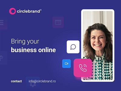 Business online - Circlebrand circlebrand contact graphic graphic design illustration logo web design website