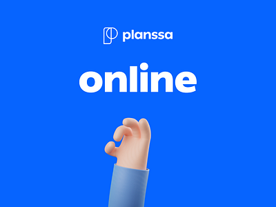 Planssa 3d graphic design logo website