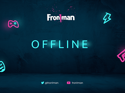 Fron1man Twitch layout design