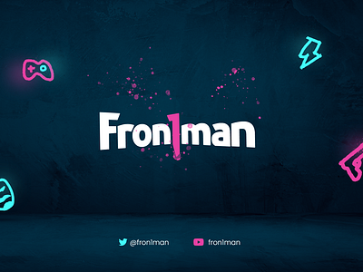 Brand design for a twitcher - Fron1man