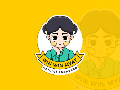 Win Win Myat branding character design illustration logo work