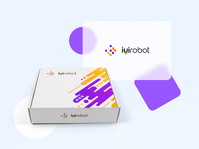 iyi Robot branding design illustration logo product technology work