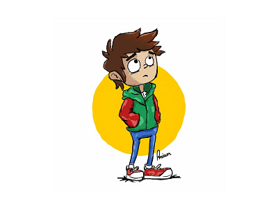 A Boy artwork boy character drawing illustration