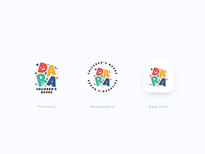 Dara Children's Books Variation design icon illustration logo vector work