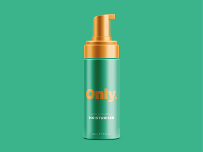 Only. Organic Skincare Moisturiser graphic moisturiser organic packaging skincare