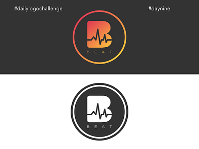 Streaming Music Startup - Beat brand branding clean dailylogochallenge day9 design dlc flat graphic design icon illustration illustrator logo minimal vector