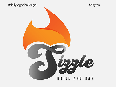 Fire Flame Logo - Sizzle art brand branding dailylogochallenge day10 design dlc graphic design icon illustration illustrator logo typography vector