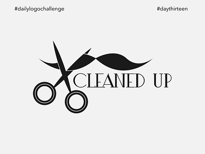 Barber Shop Logo - Cleaned Up Day13 art brand branding clean dailylogochallenge day13 design dlc flat graphic design icon illustration illustrator logo minimal typography vector