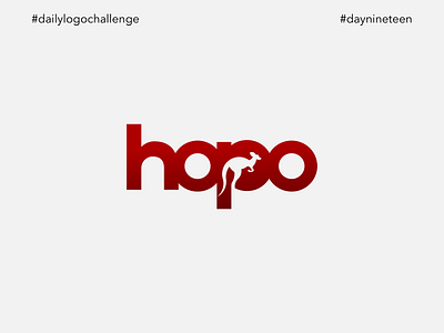 #dlc Kangaroo Logo - Hopo, Day 19