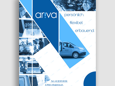 Ariva flyer design graphic design illustration poster design
