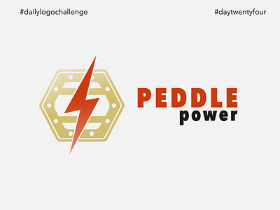 #dlc Bicycle Shop Logo Design - Peddle Power, Day24